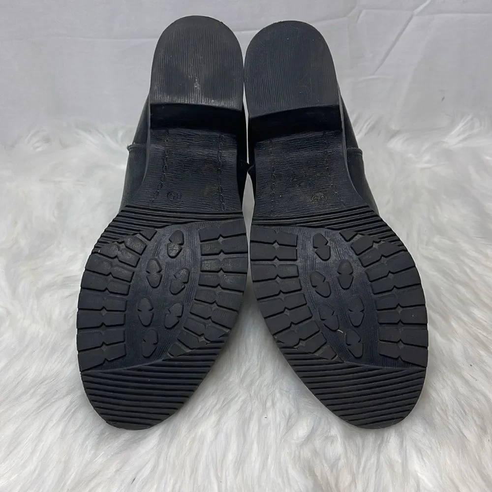 Dream‎ Pairs Fre Faux Leather Lug Sole Booties Sz 8.5